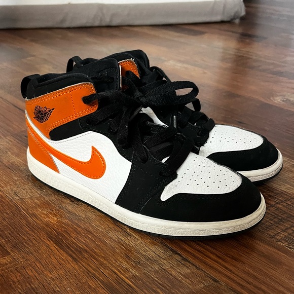 Jordan Other - Jordan 1 Kids' Black and Orange Sneakers